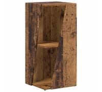 Side Shelf with Shelf with Storage Engineered Wood Modern Furniture vidaXL