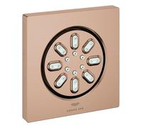Side Shower Grohe Rainshower Aqua 2 jets, WaterSaving 75mm Brushed Warm Sunset 26802DL0