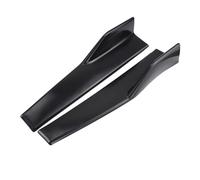 Side Skirt 45cm Universal 2Pcs/Set Si Skirts Splitters Kit Car Wi Body Modified Siskirts Rocker Anti-Scratch Winglet Wings Bumper(45mm matte black)