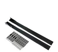 Side Skirt Cars Protector 78.7" Side Skirt Splitter Spoiler Lip Rocker Panel Extensions Body Kit For Lexus IS250 IS350 IS300 IS200T 1990 1991 1992 1993-2022(Carbon Fiber)