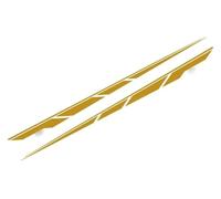 Side Skirt Diffusers For Hyundai For I30 For Line For 30n Sedan GT Car Sticker Door Side Graphics Sport Stripes Decoration Decal Tuning Step(Gold Silver)