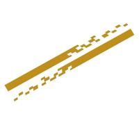 Side Skirt Diffusers For Land For Rover For Evoque F5 V2 L538 L551 2012-2022 Car Stickers Sport Grid Vinyl Film Decal Body Tuning Side Step(Matt Gold)
