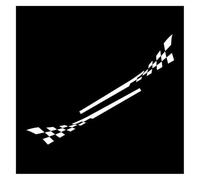 Side Skirt Diffusers For MINI For Cooper S For Countryman For Clubman F54 F55 F56 F60 R55 R56 R58 R60 R61 Car Side Skirt 2pcs Body Decals Sticker Step(White)