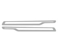 Side Skirt Diffusers For MINI For John For Cooper For Works For Convertible F57 2021 2022 Car Side Skirt 2 Pcs Door Stripes Sticker Step(Silver Gray)