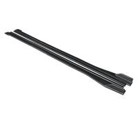 Side Skirt Diffusers For Reiz For MARK X 2010-2019 Car Side Skirts Extensions Bumper Door Lip Splitters Winglet ABS Scratch Protector Step(Carbon Fiber Look)