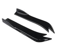 Side Skirt Extension Lip For A7 2015-2022 Car Side Skirt Rear Bumper Splitters Lip Spoiler Canard Wing Diffuser Wrap Angle Protector Step(Gloss Black)