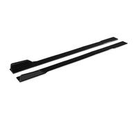 Side Skirt Extension Lip For LEXUS For ES300h ES330 ES350 CT LC LS LX Universal 2m Car Side Skirt Splitter Winglet Side Wing Bumper Spoiler Lip Side Skirt(WHITE)