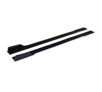 Side Skirt Extension Lip For LEXUS For ES300h ES330 ES350 CT LC LS LX Universal 2m Car Side Skirt Splitter Winglet Side Wing Bumper Spoiler Lip Side Skirt(Blue)