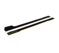 Side Skirt Extension Lip For LEXUS For ES300h ES330 ES350 CT LC LS LX Universal 2m Car Side Skirt Splitter Winglet Side Wing Bumper Spoiler Lip Side Skirt(Yellow)
