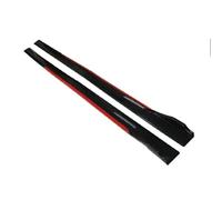 Side Skirt Extension Lip For LEXUS For IS200T IS250 For ES300h ES330 ES350 CT LC LS LX 8pcs Universal Side Skirt Extension Plate Lip Separator Bumper Side Skirt(Reddish Black)