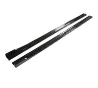Side Skirt Extension Lip For SEAT For LEON FR 5F MK1 MK2 MK3 MK3.5 MK4 MK5 For Ibiza 6J 6L Side Skirt Extensions Universal Car Side Winglet Wings Side Skirt(Glossy Black)
