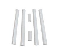 Side Skirt Extensions Car Side Skirts Winglet Splitters Lip Compatible For Mercedes Benz Vito V Klass W447 V250d 2016-2021(Long wheelbase WHITE)