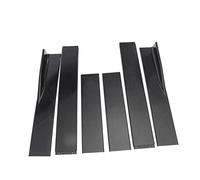 Side Skirt For A3 For S3 For A4 For S4 For A5 For S5 For RS5 For A7 For A8 78.7" 86.6" Side Skirts Extension Rocker Wings Body Kit Car Side Skirts(86.6in Black)