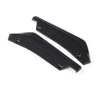 Side Skirt For A4 For A5 For A6 For A7 B8 S3 2PCS/SET Rear Bumper Lip Canards Splitters Si Spoiler Valance Trim Cover Sticker Car Accessories(Carbon Fiber Look)