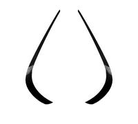 Side Skirt For Benz E-Class W212 For AMG Facelift 2013 2014 2015 Front Bumper Spoiler Splitter Air Vent Fog Lamp Grille Trim(Glossy black)