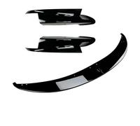 Side Skirt For BMW 3 Series E90 E91 E92 E93 For M3 2006-2013 ABS Front Bumper Lip Splitter Diffuser Body Kit Spoiler Bumper Guard Protector(Gloss Black A B)