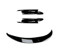 Side Skirt For BMW 3 Series For M3 E90 E91 E92 E93 2006-2013 Car Front Bumper Lip Splitter Diffuser Spoiler Auto Accessories Body Kit Tuning(Lip BumperGlossBlack)