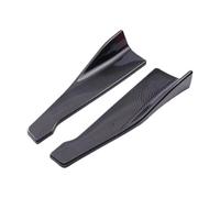 Side Skirt For BMW AUniversal Car Front Rear Bumper Strip Lip Spoiler Diffuser Splitter Scratch Protector 48CM Length(Carbon color)