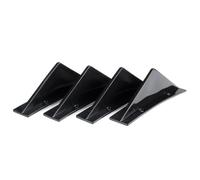 Side Skirt For Chevrolet For Camaro For SS LS RS LT 4pcs Rear Bumper Diffuser Shark Fins Aprons Splitters Sticker Lip Universal Car Accessories(Carbon Fiber Look)