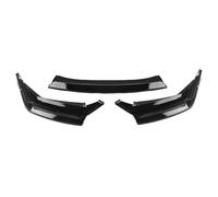 Side Skirt For Civic 10th Gen Si Hatchback 2017-2021 Car Front Bumper Spoiler Lip Lower Guard Plate Splitter Bla W/Signal Light(Carbon Fiber Look)