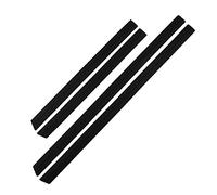 Side Skirt Panel Splitter Lip 4 Pieces Car Door Protector Body Edge Guard Decals Side Skirt Anti-scratch Decorative Protection Sticker Full Black Universal