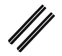 Side Skirt Panel Splitter Lip 4 Pieces Car Door Protector Body Edge Guard Decals Side Skirt Anti-scratch Decorative Protection Sticker Full Black Universal