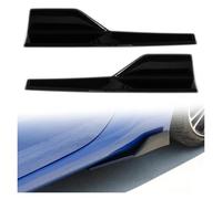 Side Skirt Panel Splitter Lip 45cm 2Pcs/Set Universal Car Wide Body Side Skirts Splitters Kit Modified Sideskirts Rocker Anti-Scratch Winglet Wings Bumper(Black)