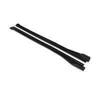 Side Skirt Running Boards For A4 2009-2016 Car Side Skirts Extensions Bumper Door Lip Splitters Winglet Adjustable Scratch Protector(Matte Black)