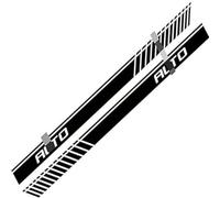 Side Skirt Stickers for Suzuki Alto, Car Body Stripe Decal Accessories