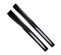 Side Skirts 2400MM 4PCS Red Black Side Skirt Extensions Car Side Skirts Winglet Splitters Lip Universal(Carbon)