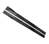 Side Skirts 2m/2.2m 6pcs For Universal Car Side Skirts Winglet Extensions Splitters Body Apron Lip Carbon Look/Black(2.2m Carbon)