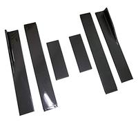 Side Skirts 2M Universal For Benz W204 C180 C200 C220 C250 C300 Sport 2011 2012 2013 2014 Extension Winglet Rocker Car Side Skirt Accessories(Carbon Fiber Look)