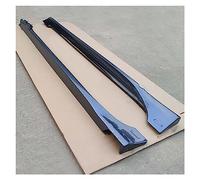 Side Skirts 2Pcs/1Set ABS Paint Side Skirts Protector Cover For Mazda3 For Axela 2014 2015 2016 2017 2018 2019(Bright black)