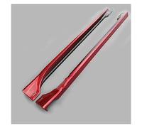Side Skirts 2Pcs/1Set ABS Paint Side Skirts Protector Cover For Mazda3 For Axela 2014 2015 2016 2017 2018 2019(Red)