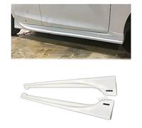 Side Skirts 2Pcs/1Set ABS Paint Side Skirts Protector Cover For Mazda3 For Axela 2014 2015 2016 2017 2018 2019(White)
