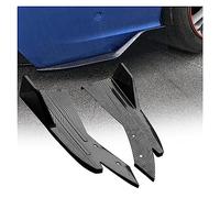 Side Skirts 2pcs Gloss Black Car Front Bumper Lip Diffuser Front Corner Skirt Side Skirt Rocker Splitter Guard Universal Splitter Canard(Carbon Fiber Look)