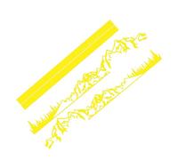 Side Skirts 4Pcs Car Stickers Body For VW For Transporter T4 T5 T6 For Multivan For Caravelle For Camper For Van For Motorhome DIY Decals Accessories(Glossy Yellow)