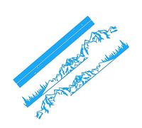 Side Skirts 4Pcs Car Stickers Body For VW For Transporter T4 T5 T6 For Multivan For Caravelle For Camper For Van For Motorhome DIY Decals Accessories(Glossy Blue)