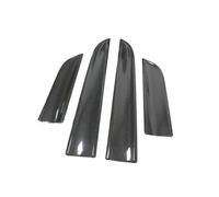 Side Skirts 4pcs Carbon Fiber Door Panel Side Skirt Molding Trim Guard Plate Cover Bumper Seal Strip Splitter For Macan 2014-2017 2016 2015