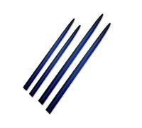 Side Skirts 4PCS Universal Car Body/Side Door Anti-collision Anti-scratch Decoration Protective Adhesive Strip Car Sticker Full Black(Black blue)