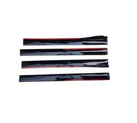 Side Skirts 4piece 2.4m Universal Side Skirt Extensions Car Skirts Winglet Splitters Lip Red Black For BMW F10 F32 F30 F80 G30 G31 E39 E46