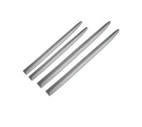 Side skirts 4pieces Universal Full Black Car Body Side Door Decoration Protective Adhesive Strip Sticker Body Side Trim(Silver)
