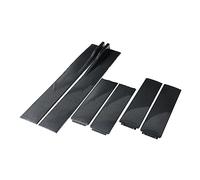 Side Skirts 6Pcs For A3 A4 A5 A6 A7 A7 A8 Q3 Q5 Q7 RS5 RS6 RS7 S3 S4 TT Universal 1.6m/ 62.9inch Car Side Skirt Extensions Exterior Accessories(B-Model-Carbon Fiber)