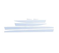 Side Skirts 6pcs For Jaguar F-Pace F Pace X761 2016 2017 2018 Car Body Side Door Molding Strips Protective Plate Trim 304 Stainless Steel Car Styling(Bright)
