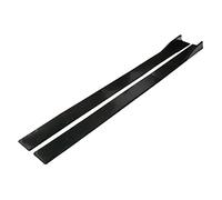 Side Skirts 6Pcs/Set 2M/2.2M Universal Side Skirt Extension Rocker Plate Lip Separator Bumper Glossy Black Carbon Exterior Accessories Parts(220cm Carbon)