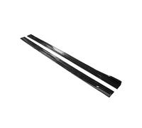Side Skirts 8pcs For Toyota 2.18m/2m Side Skirt Extension Rocker Plate Lip Separator Bumper Car Styling Universal Adjustable(2m bright black)