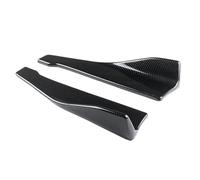 Side Skirts Anti Collision 48cm Universal For BMW E90 E92 E93 E60 E61 Rear Bumper Canard Splitter Apron W/Side Skirt Extension Kit Function Car Accessories Skirt Accessories(Carbon Fiber Look)