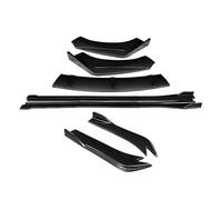 Side Skirts Car Front Bumper Splitters Lip Body Kit Spoiler Side Skirts Extensions Rear Wrap Angle For Subaru For Legacy 2010 2011 2012-2016(Carbon Fiber Look)