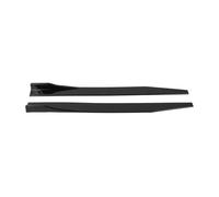 Side skirts Car Side Skirt Splitter Lip Winglet Diffuser For Sedan And Hatchback 120cm/47.2in Glossy Black Rocker Splitters Body Side Trim