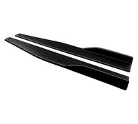 Side Skirts Cars For BMW For Series For F20 F21 F30 F35 For X1 X2 X3 Car Side Skirt Bumper Diffuser Spoiler Aprons Step(Matte Black)